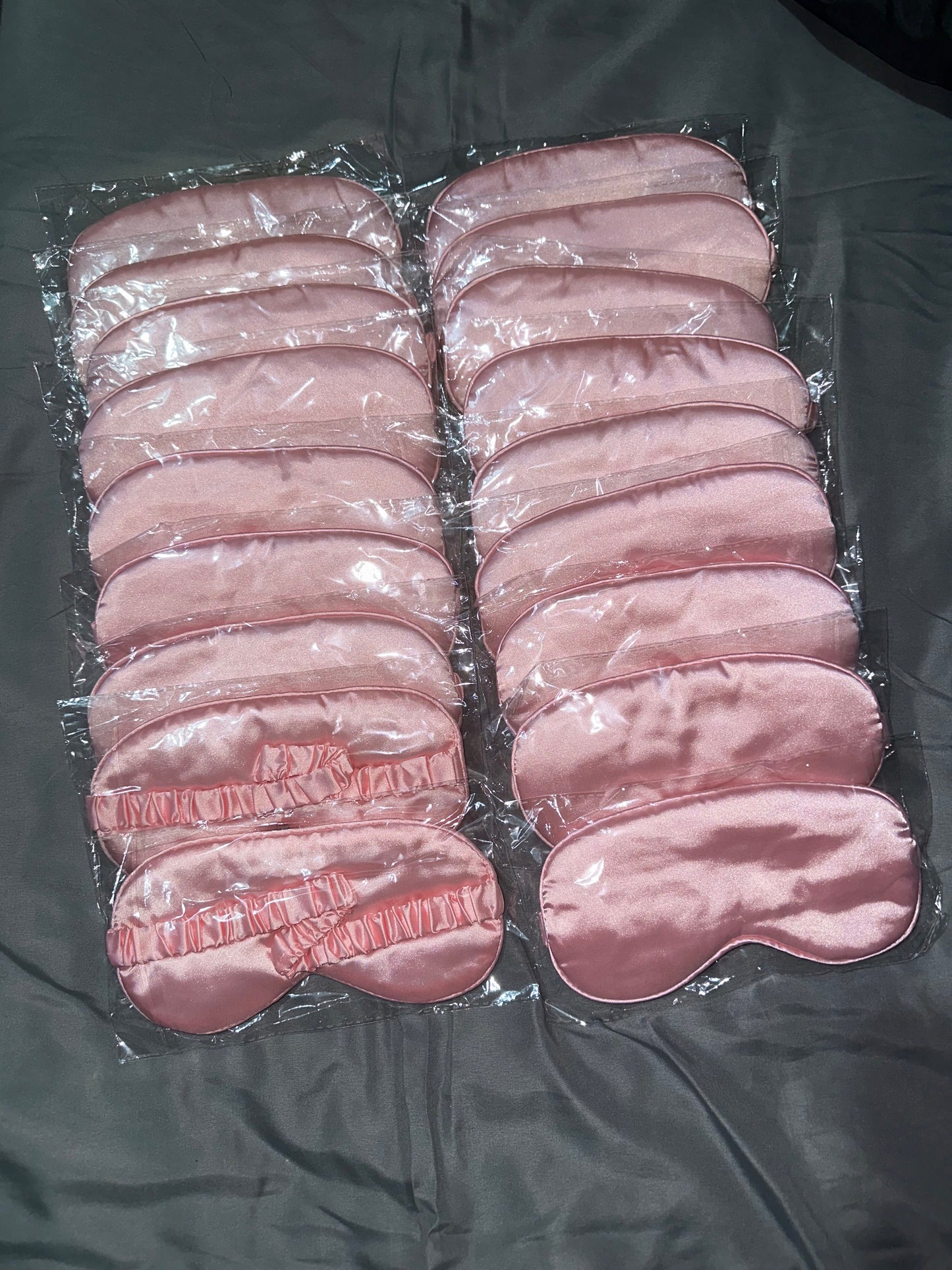 Pink Satin Eye Masks ❤︎