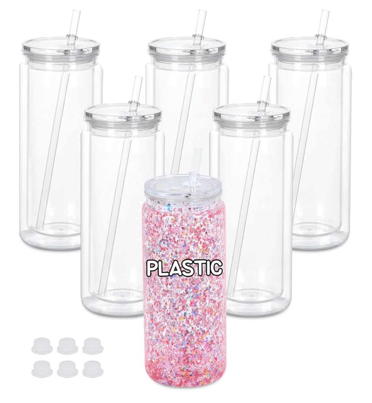 20oz Acrylic Snow Globe ❤︎