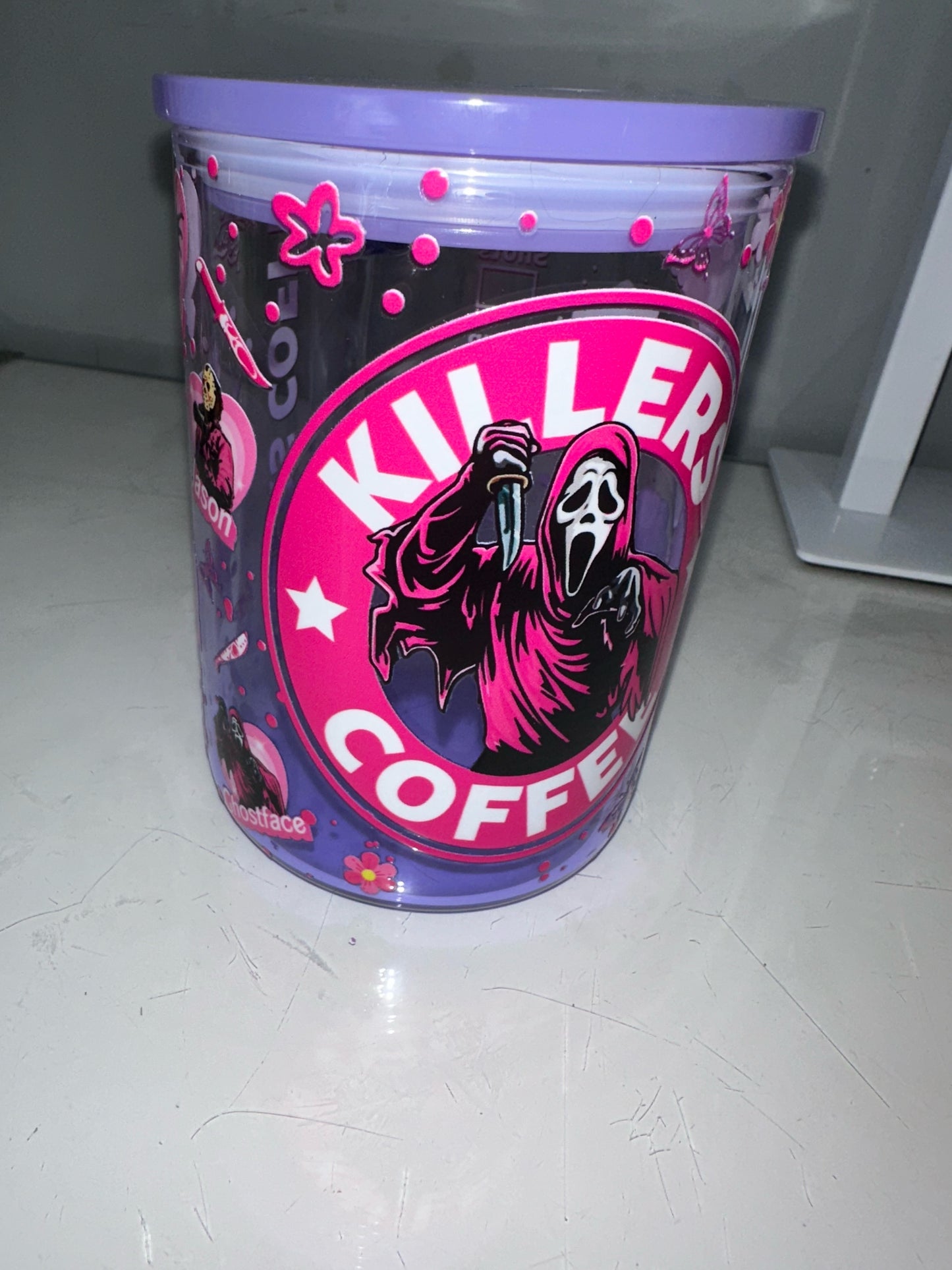 16oz Jelly Glass Mug ❤︎