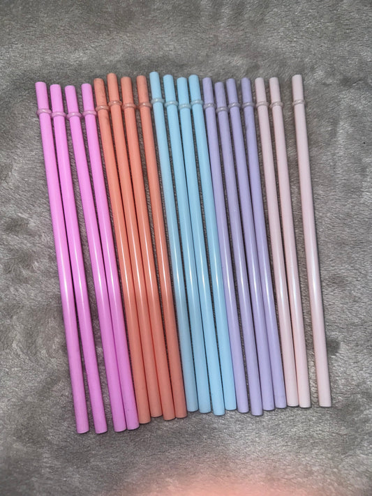 Coloured Straws ❤︎