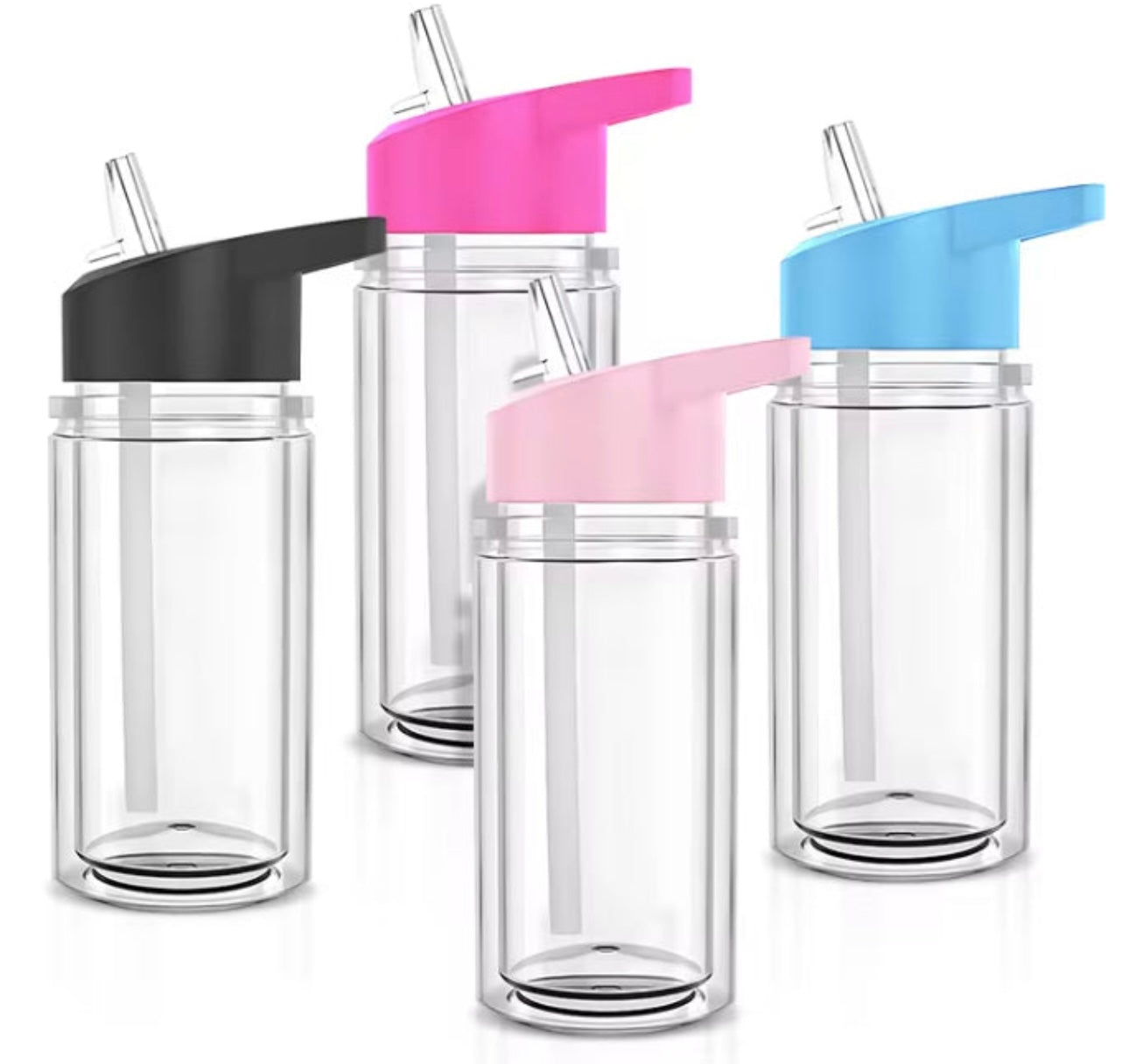 10oz Kids Snow Globe Bottles ❤︎