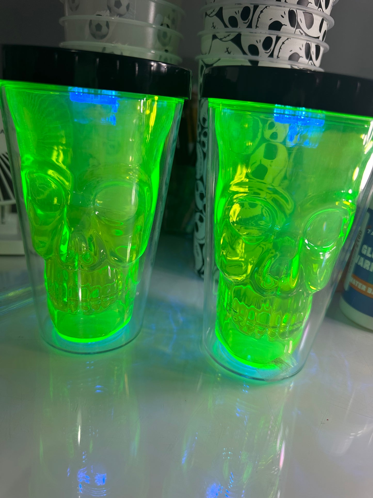 16oz Light Up Skull Tumbler ❤︎