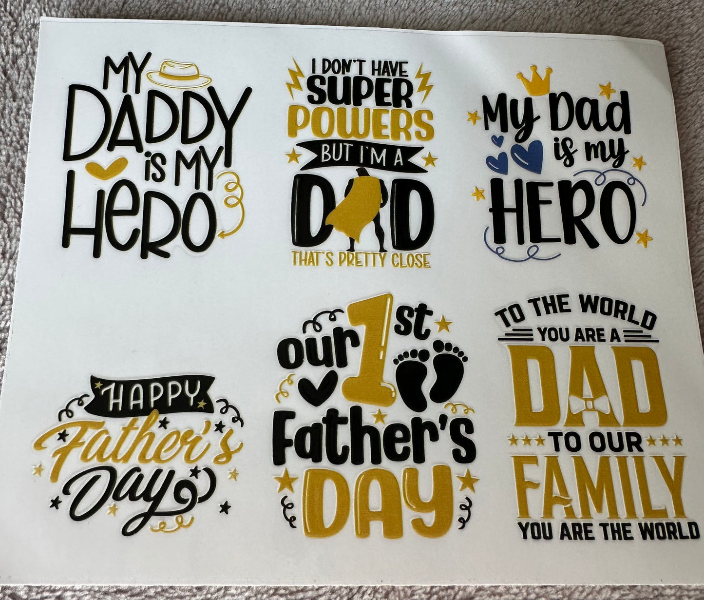 Mum/Dad Wraps ❤︎