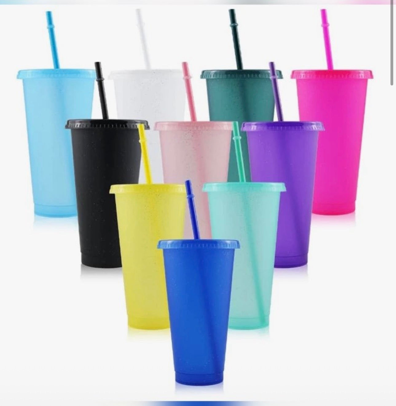 24oz Plastic Cold Cups ❤︎