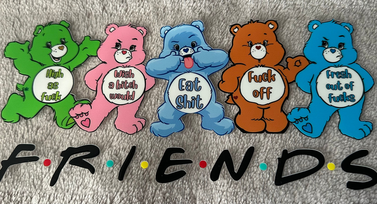 Care/Swear Bear Wraps ❤︎