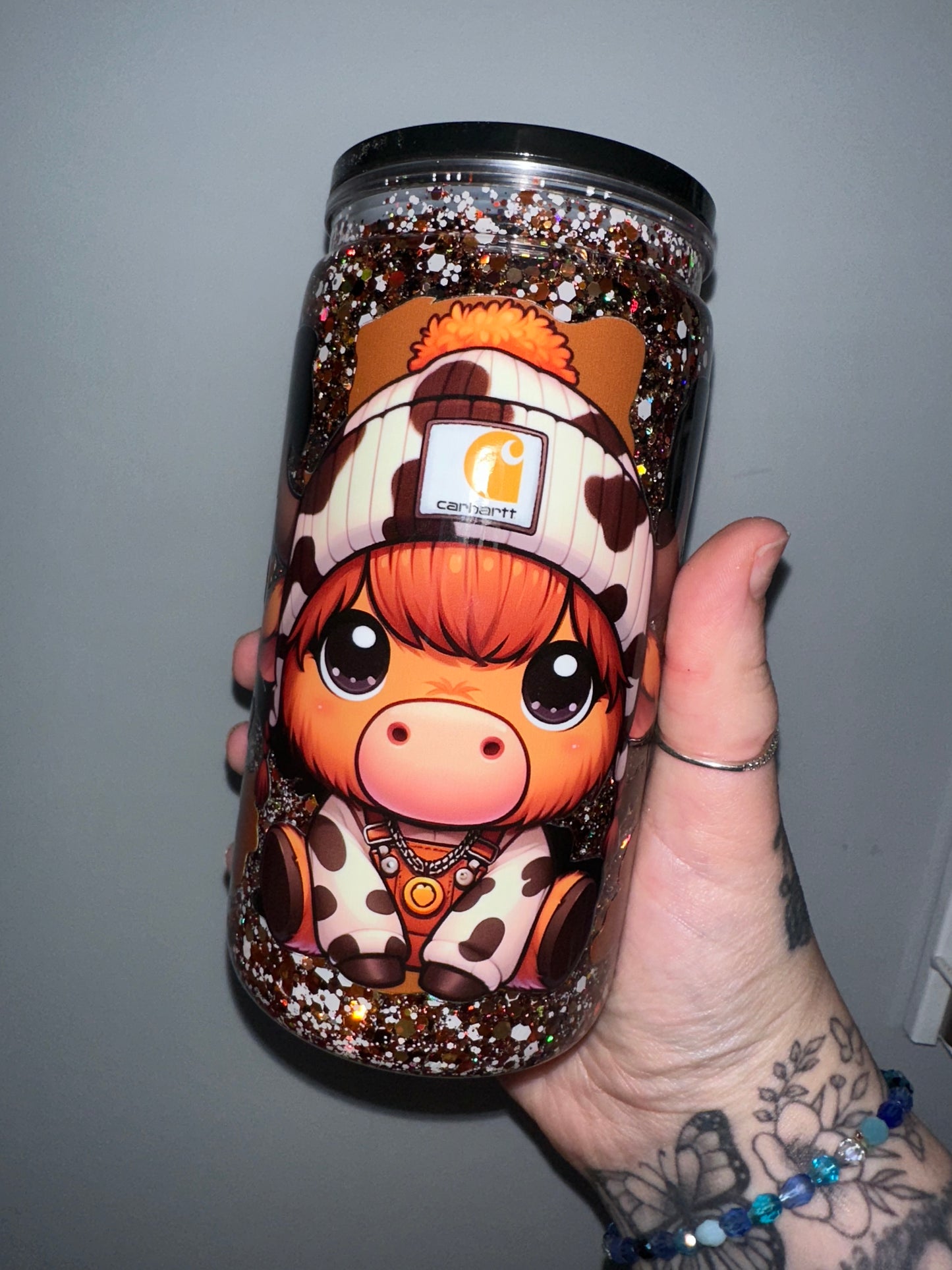 16oz Acrylic Snow Globe ❤︎