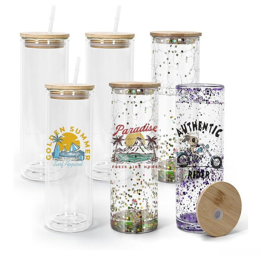 Glass Snow Globes ❤︎