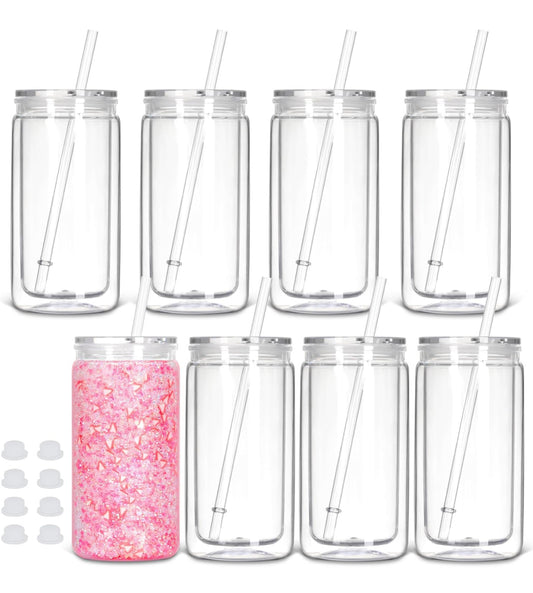 16oz Acrylic Snow Globe ❤︎