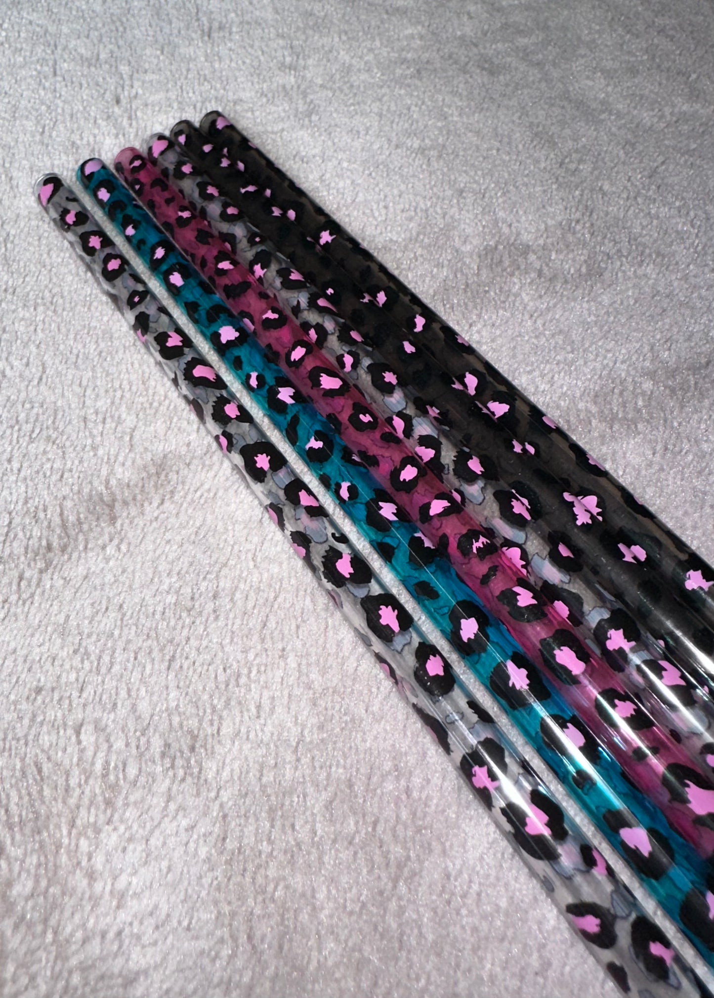 Leopard Print Straws ❤︎