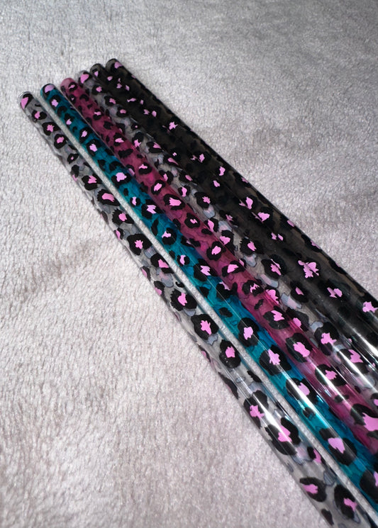 Leopard Print Straws ❤︎