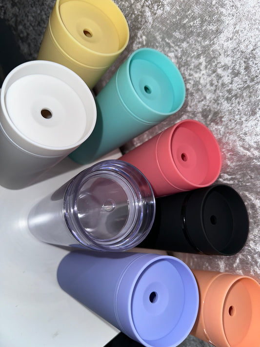 16oz Matte Slim Tumbler ❤︎